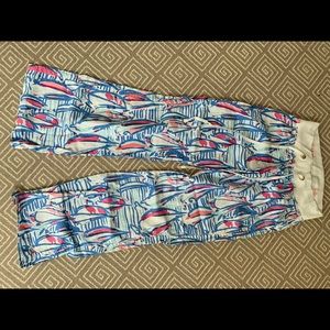 Lilly Pulitzer Wide Leg Linen Pant